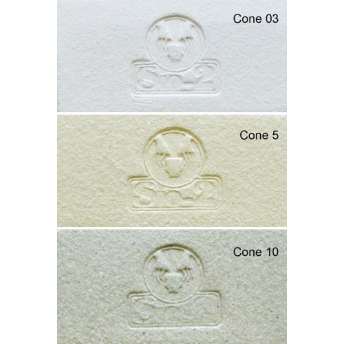 Sio-2® PRAF - White Sculpture/Raku Clay with Fine Grog, 27.6 lb (12.5 kg)